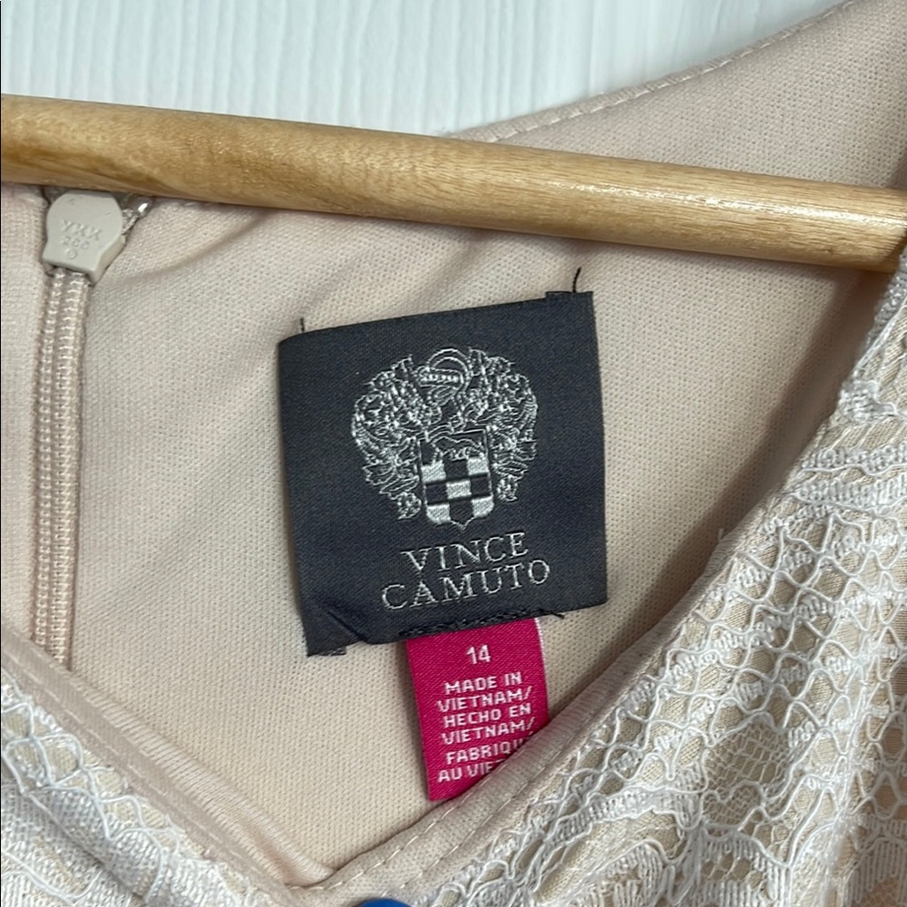 Vince Camuto Cream Lace Dress - Picture 5 of 10